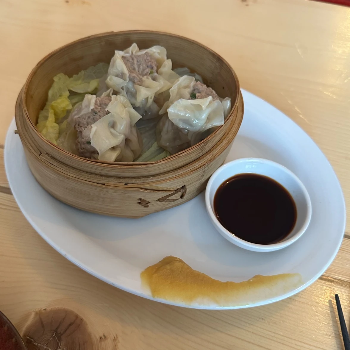 ebi siu-mai 塩麹漬け 豚とエビの手作り焼売, Kaminari Ramen Bar